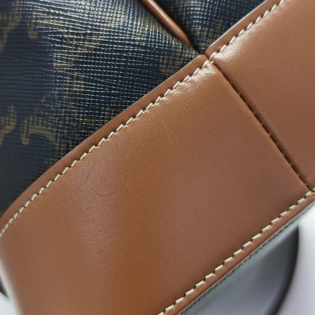 TRIOMPHE CANVAS Medium Coated Canvas Brown