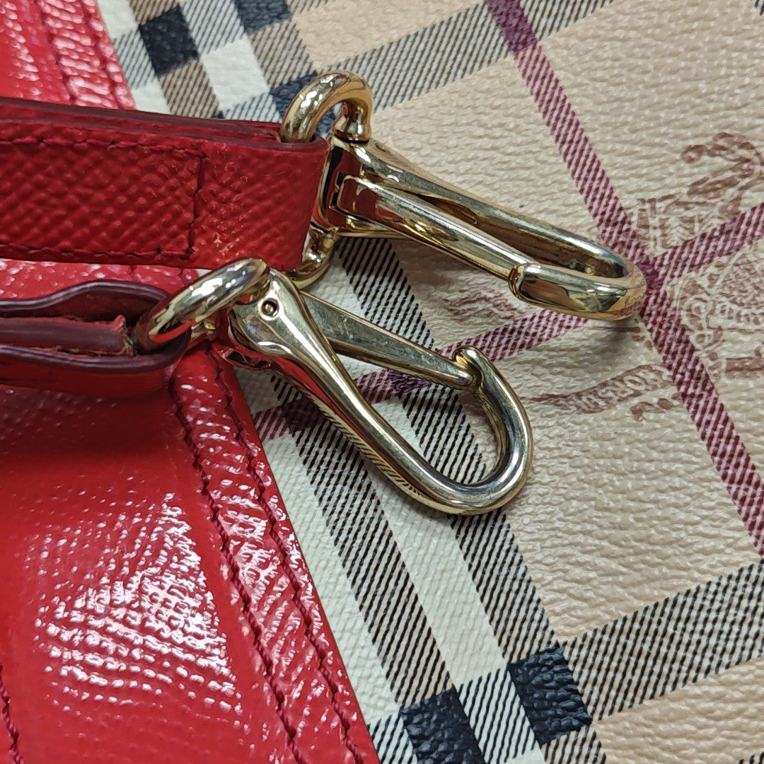 Minford Small Coated Canvas Beige
