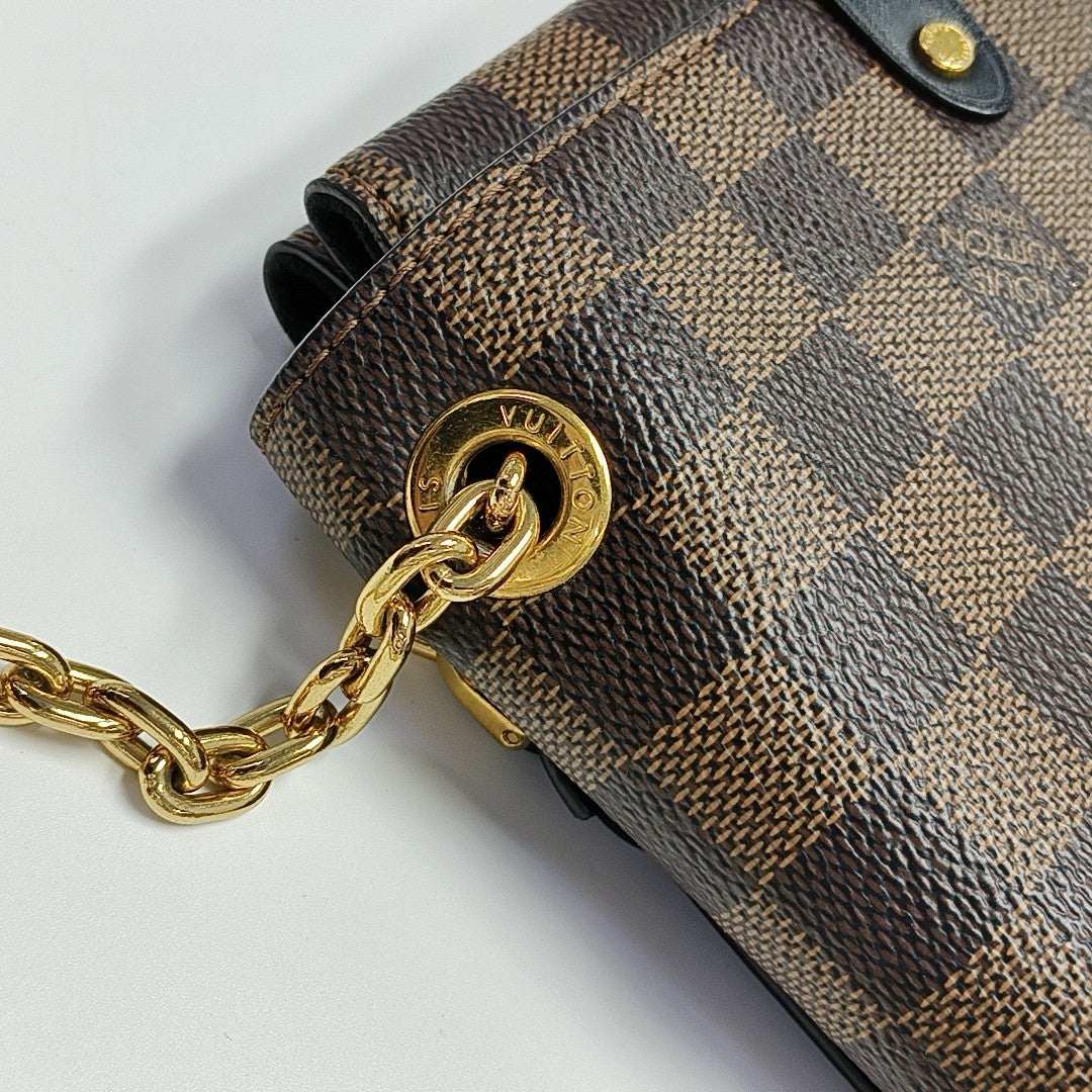 VAVIN PM Damier Ebene Coated Canvas Brown