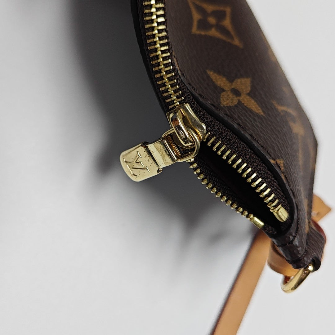 ALL IN BB Monogram Coated Canvas Brown