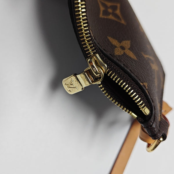 ALL IN BB Monogram Coated Canvas Brown