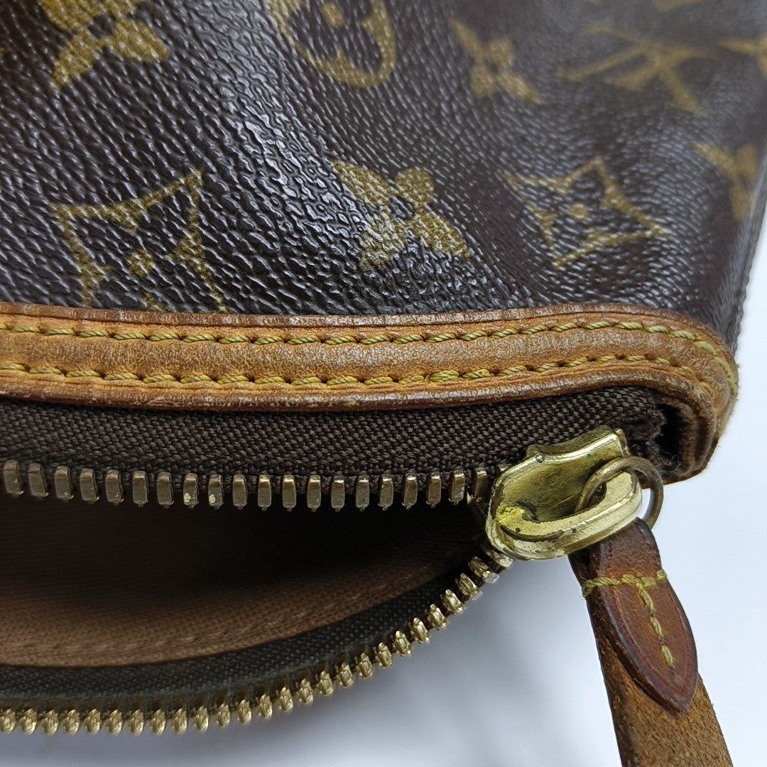 LOCKIT Monogram Coated Canvas Brown