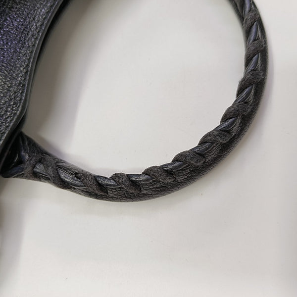 Classic Metallic Edge City Mini Lambskin Black