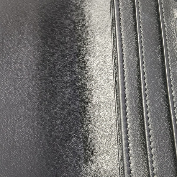 Monogram Lambskin Shoulder Bag Black