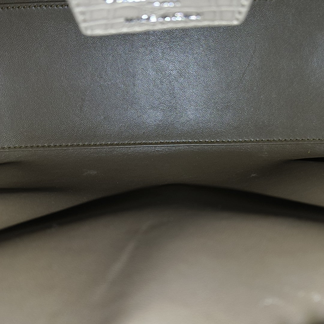 Lady Dior Medium Crocodile Beige