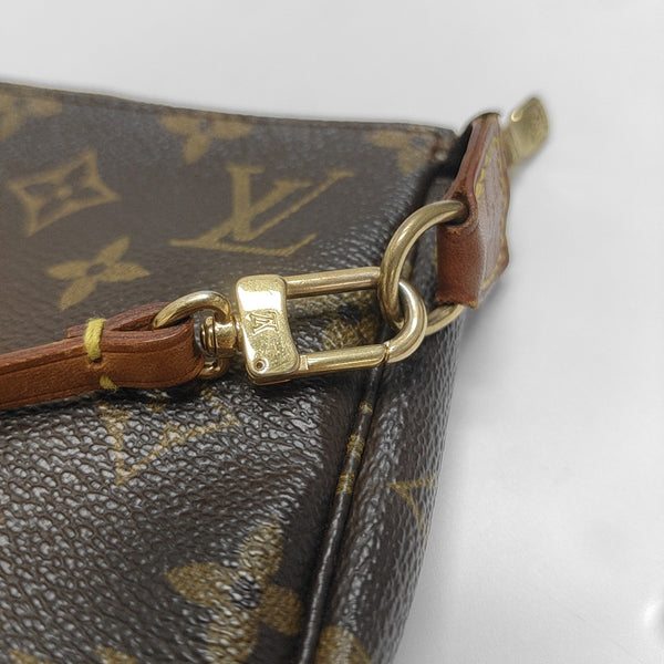 ACCESSOIRES Monogram Coated Canvas Brown