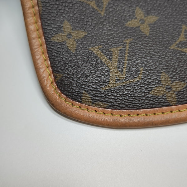 DIANE Monogram Coated Canvas Brown
