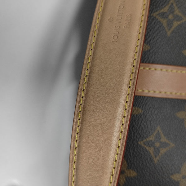 SAUMUR BB Monogram Coated Canvas Brown