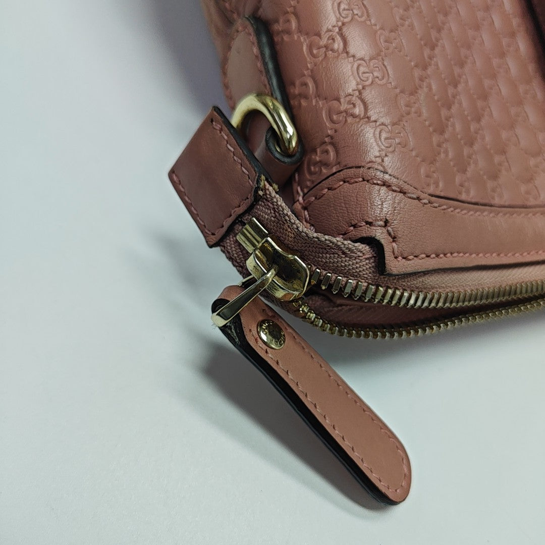 Microguccissima Monogram Calfskin Pink