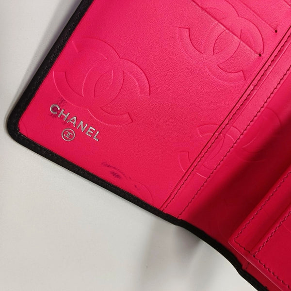 Authenticated pre-owned  CAMBON Quilted Calfskin Black Wallet - Wallet at Looply