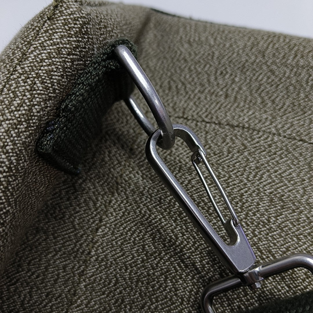 Fabric Crossbody Bag Green