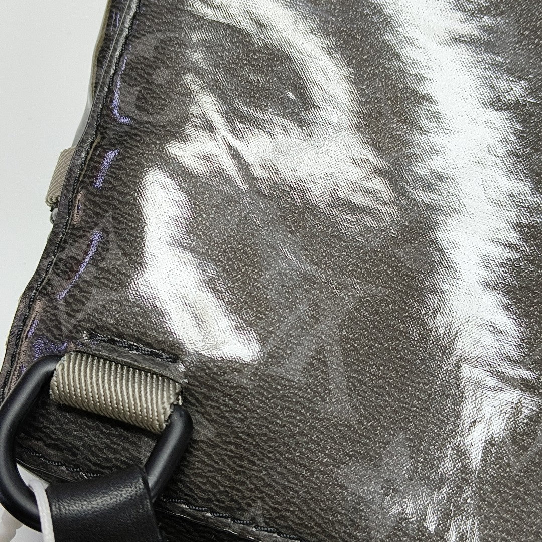 Monogram Coated Canvas PM Gray