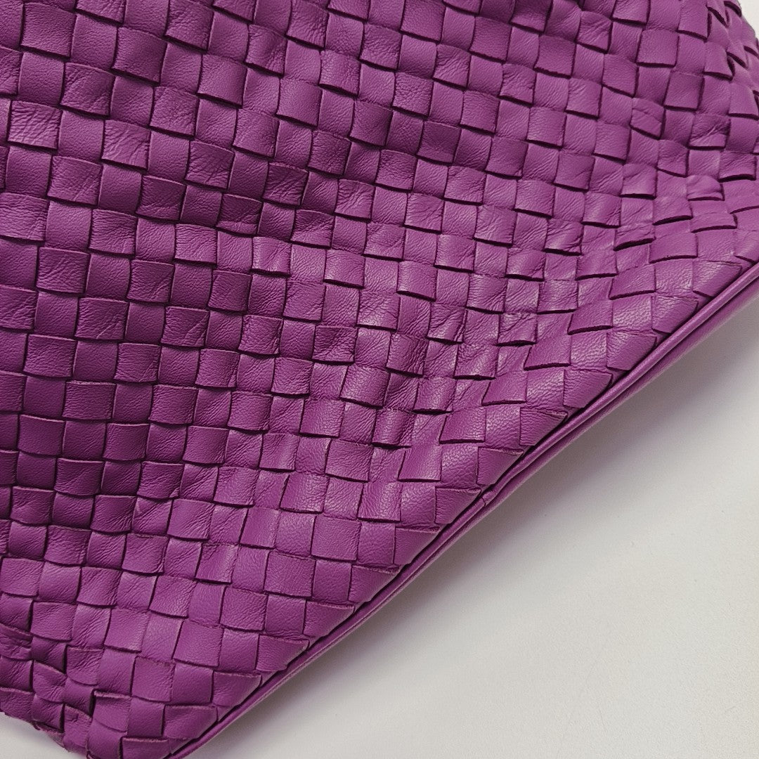 Calfskin Bucket Bag Purple