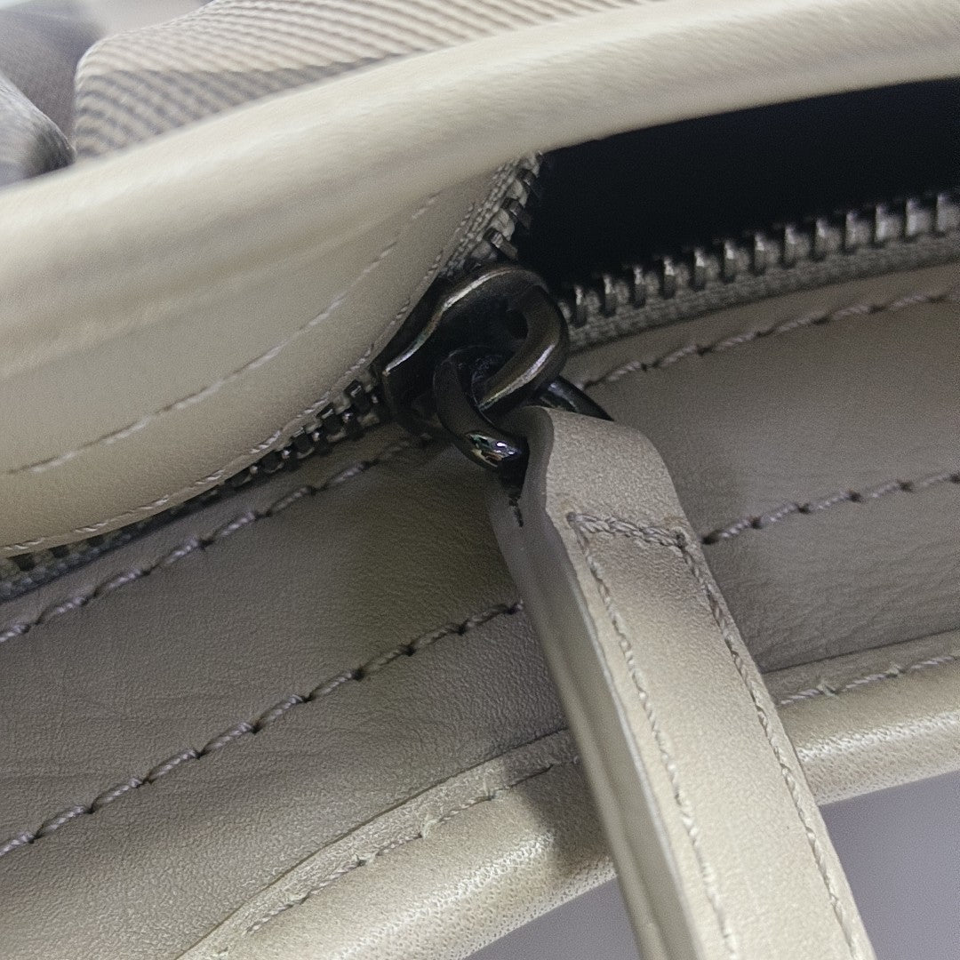 Brooklyn Coated Canvas Gray