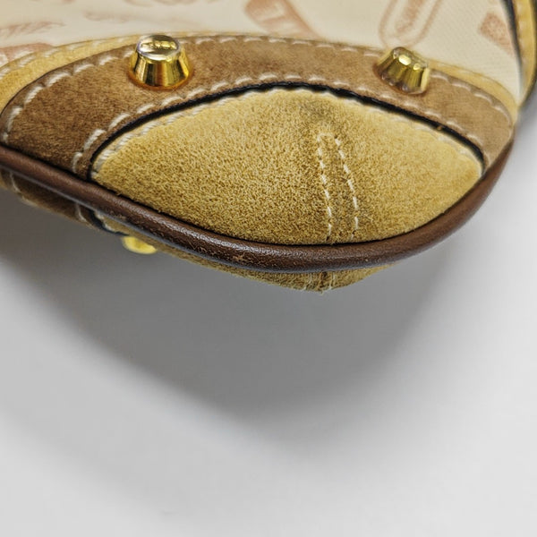 Canvas Top Handle Bag Beige