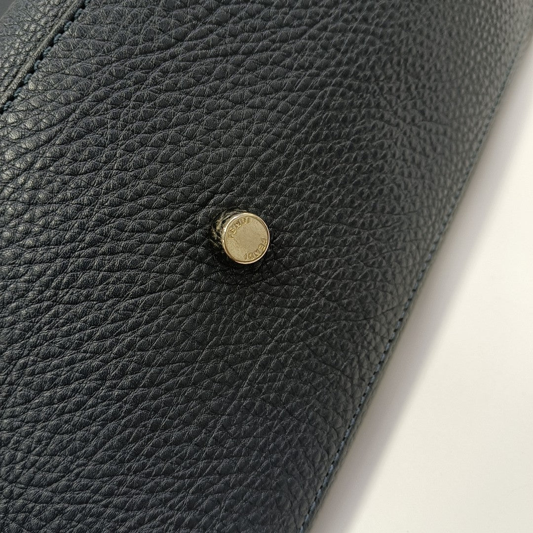 Peekaboo Large Calfskin Blue