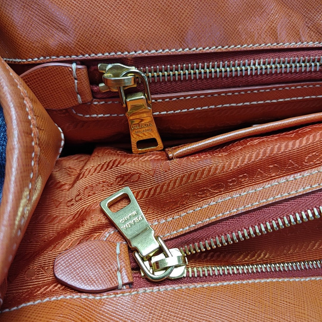 Denim Shoulder Bag Blue