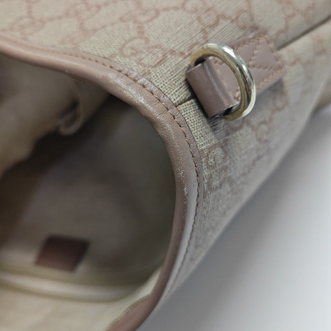 Monogram Coated Canvas Tote Bag Pink