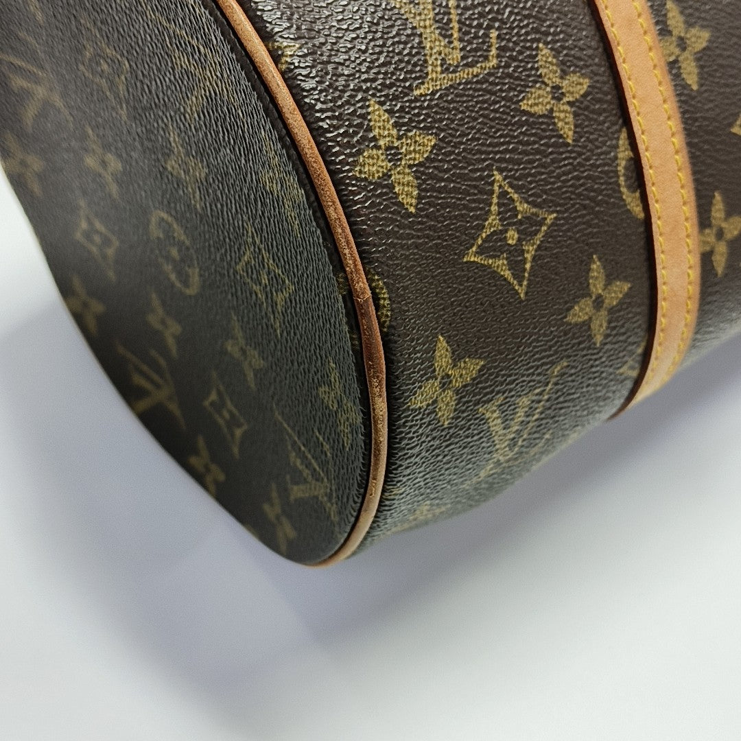 PAPILLON 30 Monogram Coated Canvas Brown
