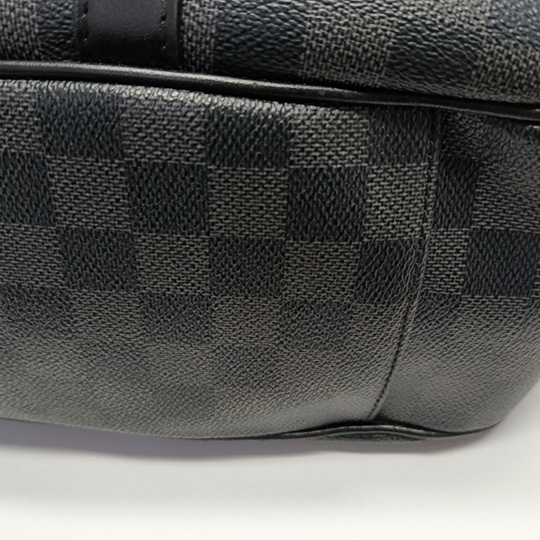 TADAO MM Damier Graphite Coated Canvas Gray