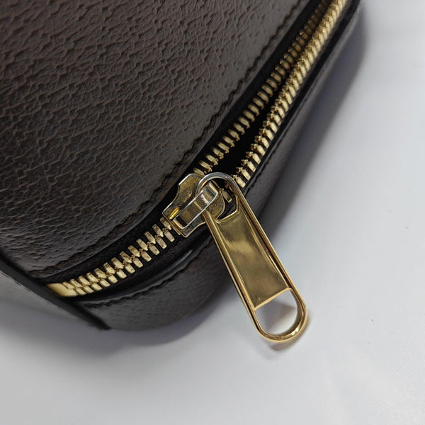 Ophidia Mini Monogram Coated Canvas Beige