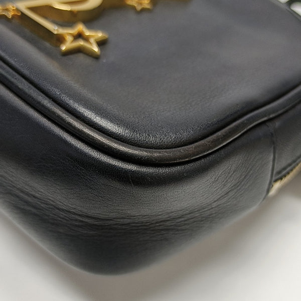 Calfskin Shoulder Bag Black