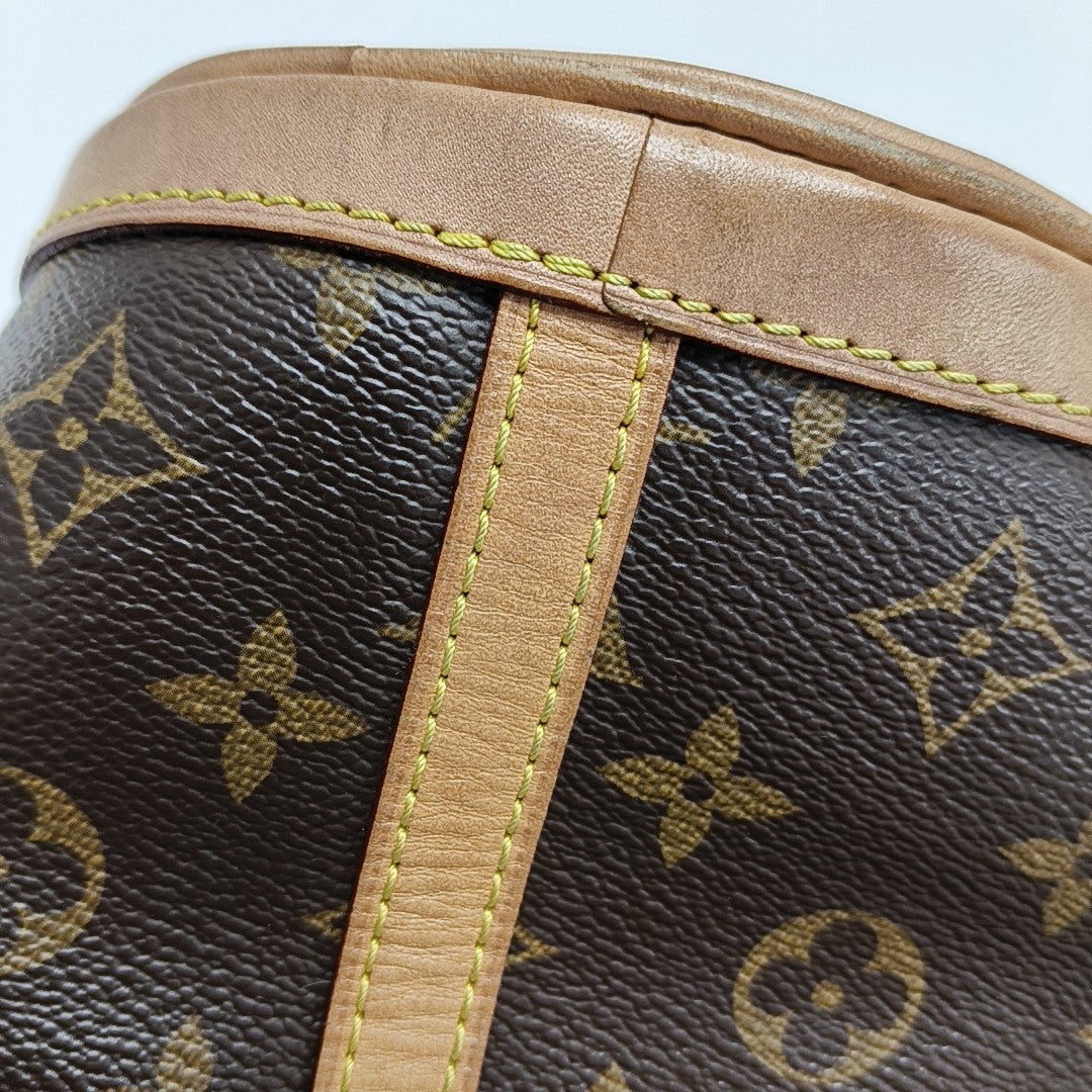 DUFFLE Monogram Coated Canvas Brown