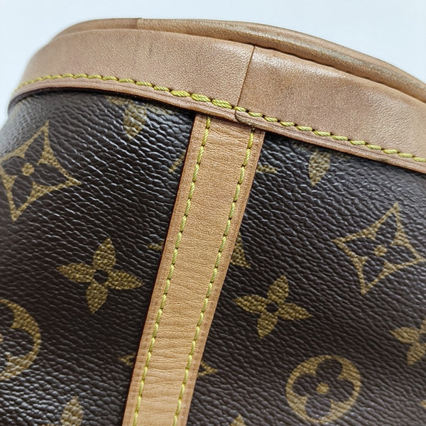 DUFFLE Monogram Coated Canvas Brown