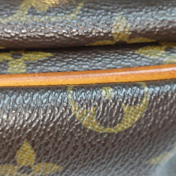 HUDSON MM Monogram Coated Canvas Brown