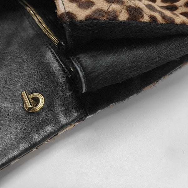 Horsehair Shoulder Bag Brown
