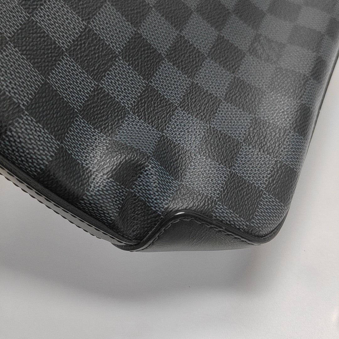 GREENWICH Damier Coated Canvas Blue