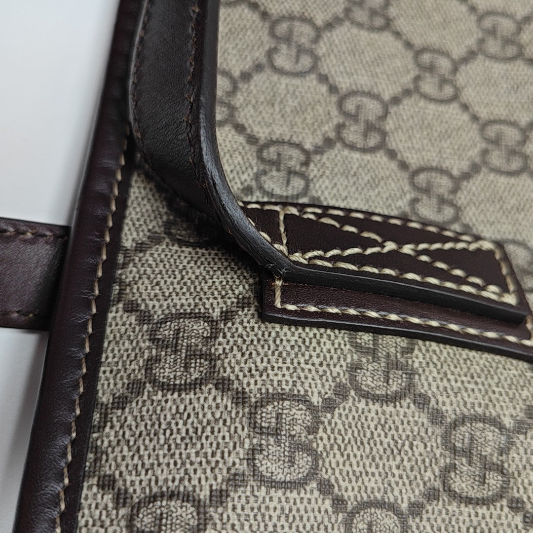 GG Imprime Medium Monogram Coated Canvas Beige