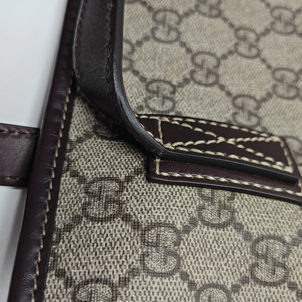 GG Imprime Medium Monogram Coated Canvas Beige