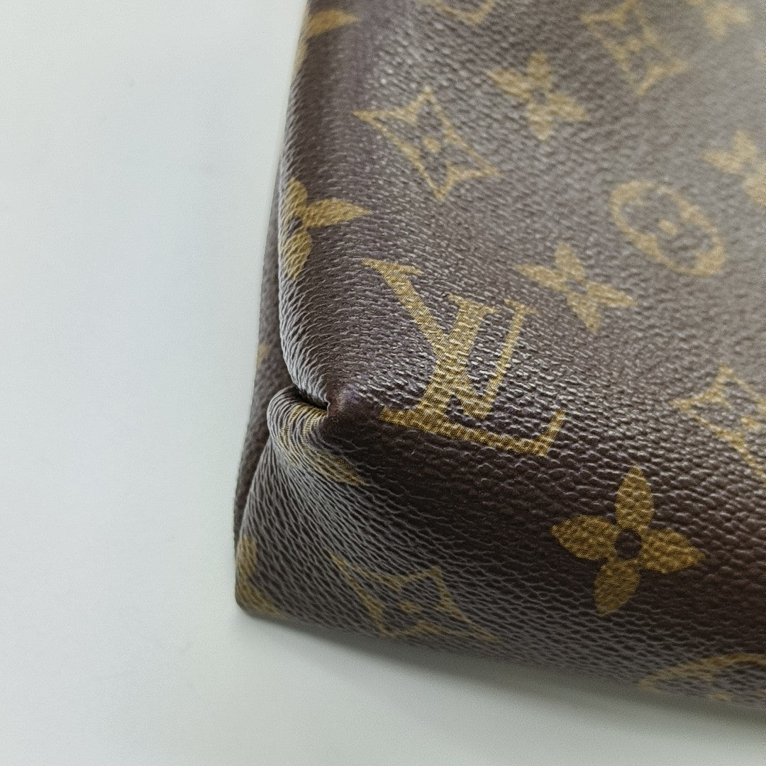 PALLAS BB Monogram Coated Canvas Brown