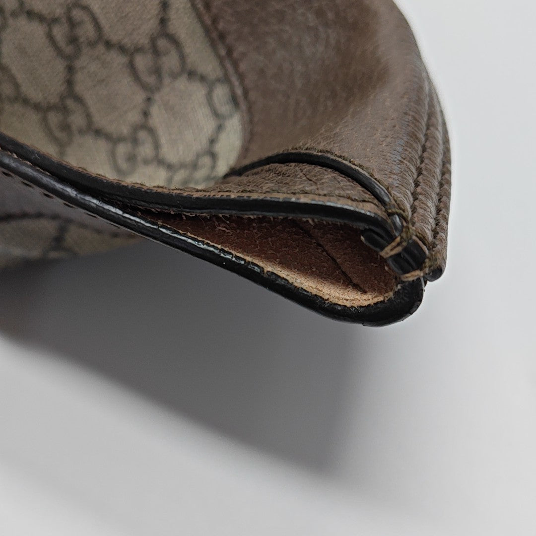 Ophidia Medium Monogram Coated Canvas Beige
