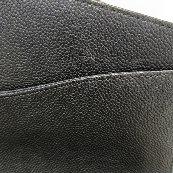 THREAD AROUND Quilted Grained Calfskin Black