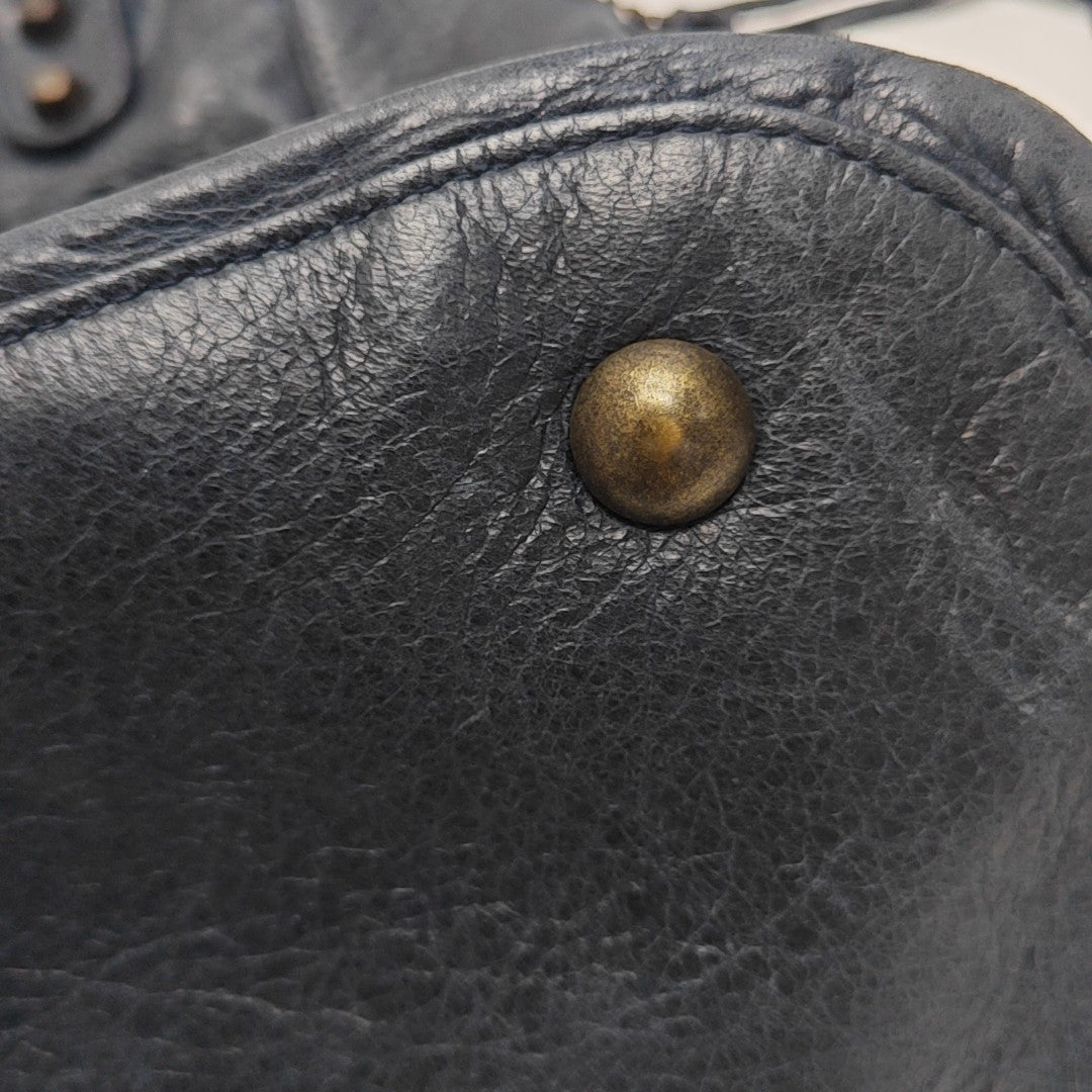 Classic City Medium Calfskin Blue