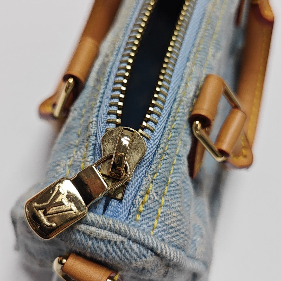 SPEEDY Mini Monogram Denim Blue