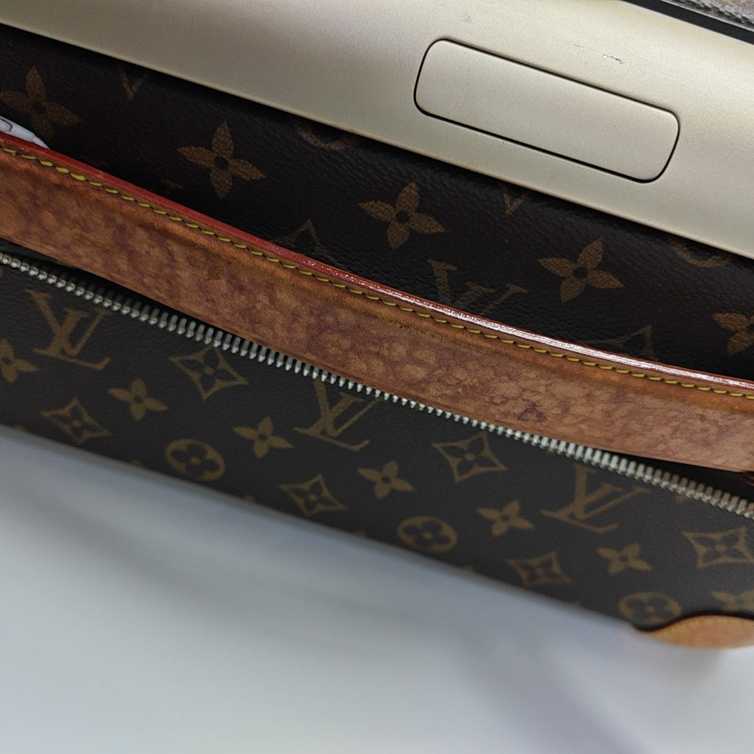 HORIZON 50 Monogram Coated Canvas Brown