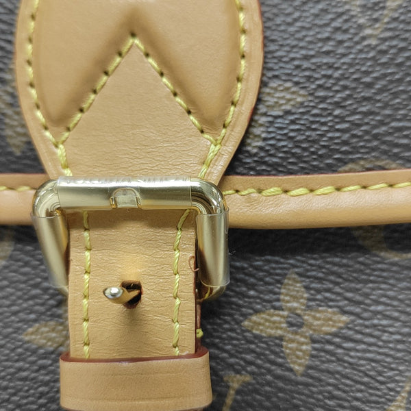 DIANE Monogram Coated Canvas Brown