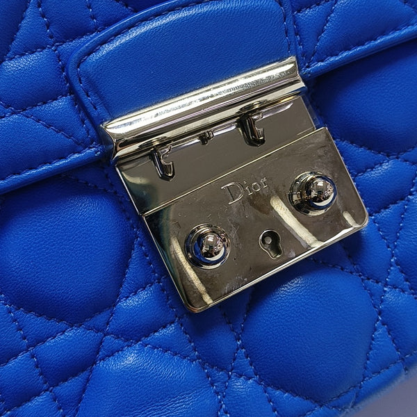 Miss Dior Cannage Lambskin Blue