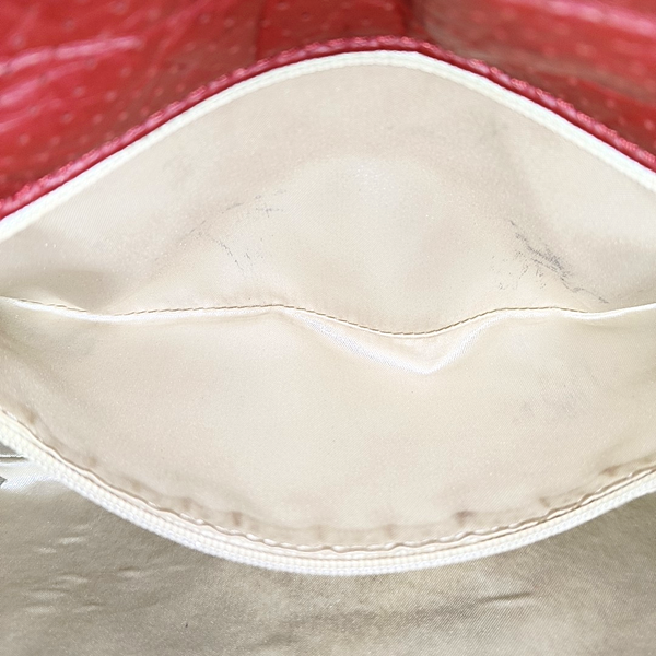 Quilted Calfskin Red