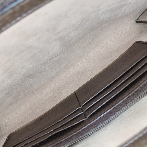 Monogram Coated Canvas Top Handle Bag Beige