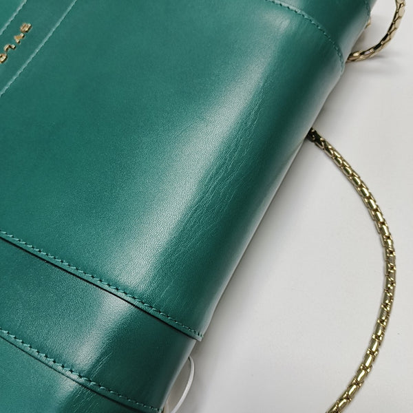SERPENTI FOREVER Medium Quilted Calfskin Green