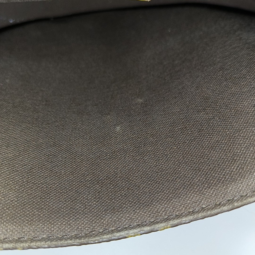MENILMONTANT PM Monogram Coated Canvas Brown