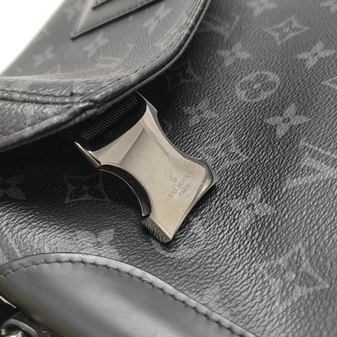 VOYAGER PM Lona Monogram Revestida Negra