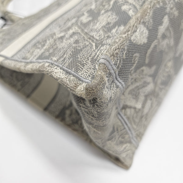 Book Tote Large Fabric Gray