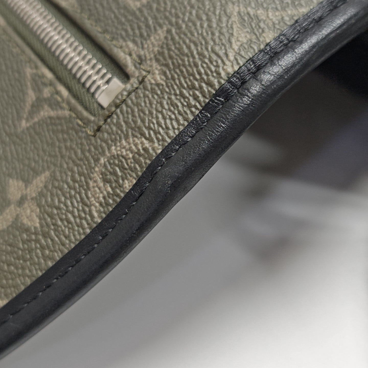 PULSE Monogram Coated Canvas Black