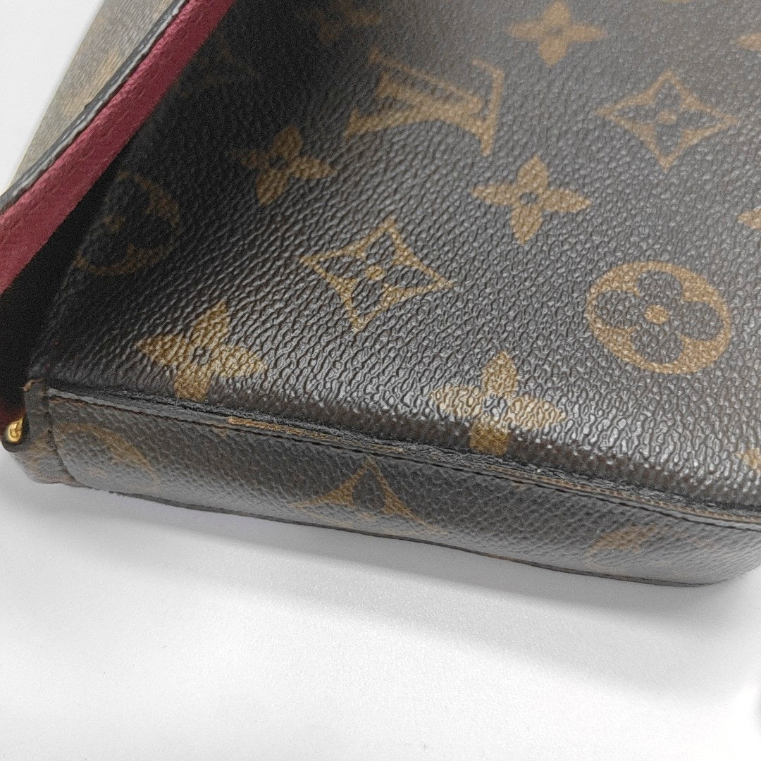 Authenticated pre-owned  FÉLICIE Monogram Coated Canvas Brown - Shoulder Bag at Looply