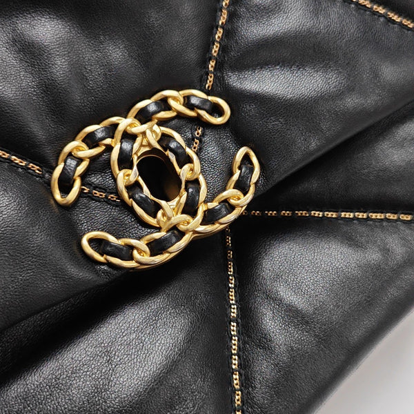 Quilted Lambskin Shoulder Bag Small Black